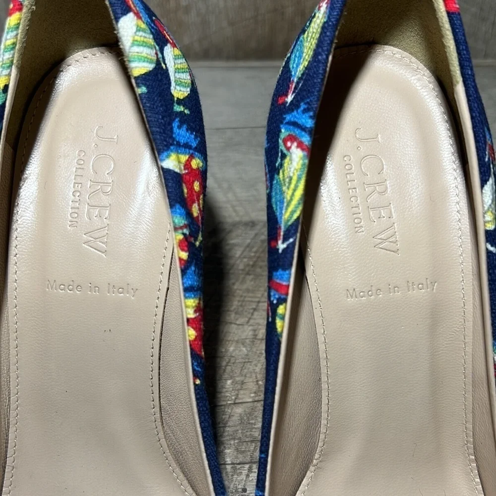 J.Crew Collection Ratti Regatta Bow Sailboat Heels